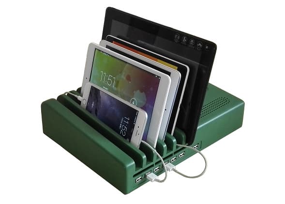Mobile phone charging station